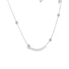 Diamond Station Chain Necklace