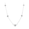 Diamond Cluster Station Necklace
