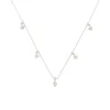 Star Diamond Station Necklace