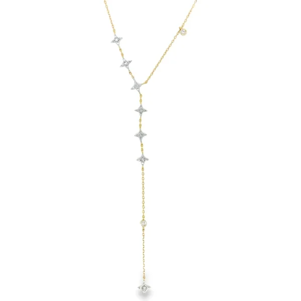 Star Motif Y Necklace