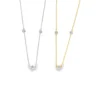 Station Diamond Chain Necklace
