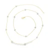 Diamond Station Chain Necklace