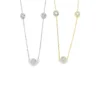Diamond Station Chain Necklace