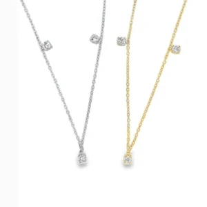 Station Diamond Chain Necklace