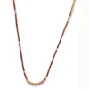 Ruby Diamond Long Necklace