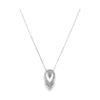 Teardrop Diamond Pendant Necklace
