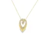 Teardrop Diamond Pendant Necklace