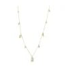 Diamond Station Chain Necklace