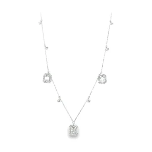 Diamond Station Necklace