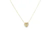 Heart Diamond Pendant Necklace