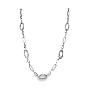 Diamond Link Chain Necklace