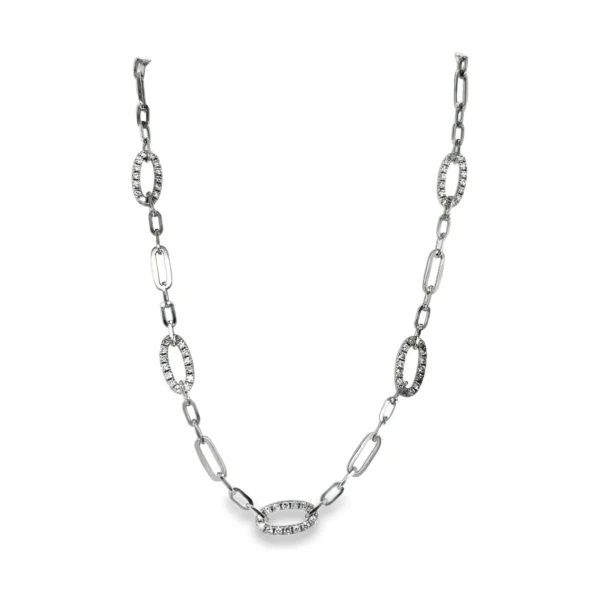 Diamond Link Chain Necklace