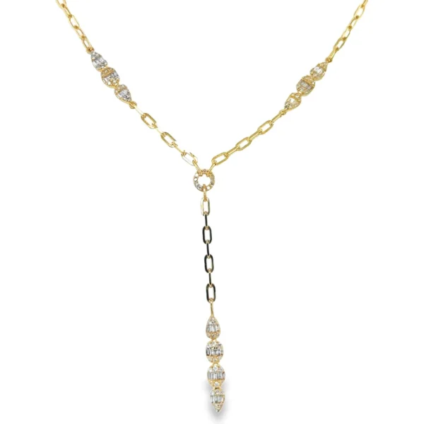 Diamond Y Link Necklace