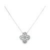 Clover Diamond Pendant Necklace