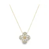 Diamond Clover Pendant Necklace