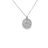 Round Diamond Cluster Pendant