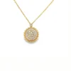 Round Diamond Cluster Pendant