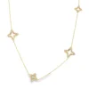 Diamond Star Station Necklace