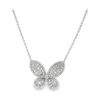 Butterfly Diamond Pendant Necklace