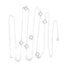 Clover Diamond Station Necklace
