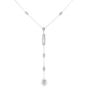 Diamond Y Drop Necklace