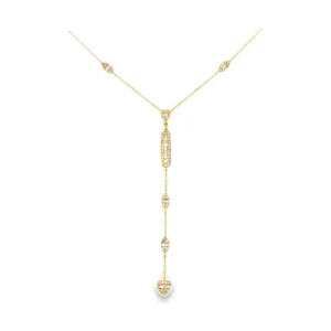Diamond Y Drop Necklace