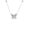 Butterfly Diamond Pendant Necklace