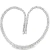 Chevron Diamond Statement Necklace