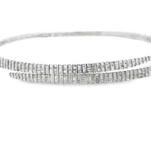 Baguette Diamond Statement Necklace