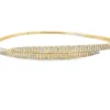 Diamond Bypass Collar Necklace