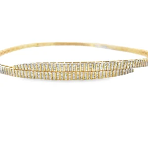 Diamond Bypass Collar Necklace