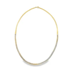 Round Diamond Statement Necklace