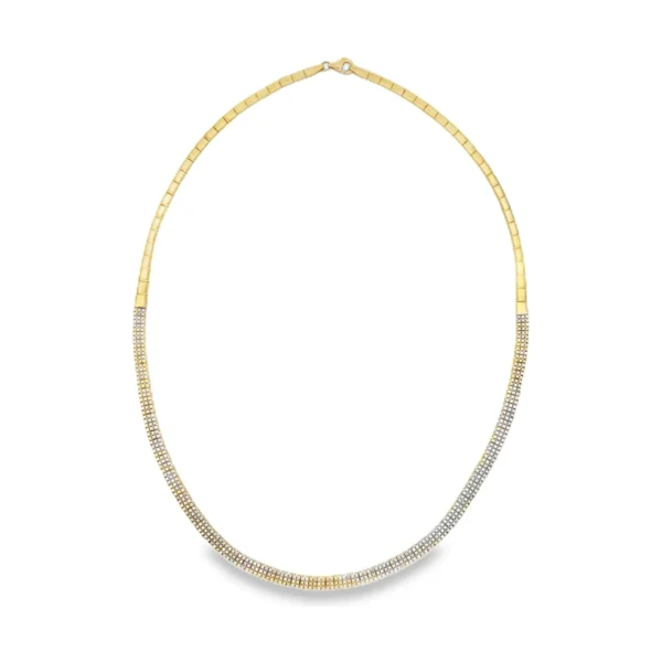Round Diamond Statement Necklace