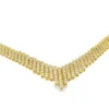 Chevron Diamond Tennis Necklace