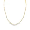 Station Diamond Collar Necklace