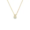 Teardrop Diamond Pendant Necklace