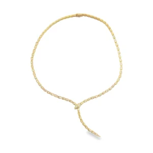 Snake Diamond Statement Necklace