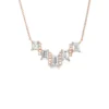 Emerald Diamond Pendant Necklace