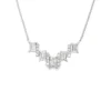 Emerald Cut Diamond Necklace