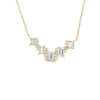 Emerald Diamond Pendant Necklace