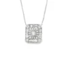Baguette Diamond Pendant Necklace