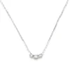 Three Stone Diamond Necklace