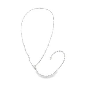 Pave Diamond Y Necklace