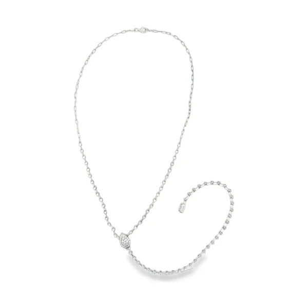 Pave Diamond Y Necklace
