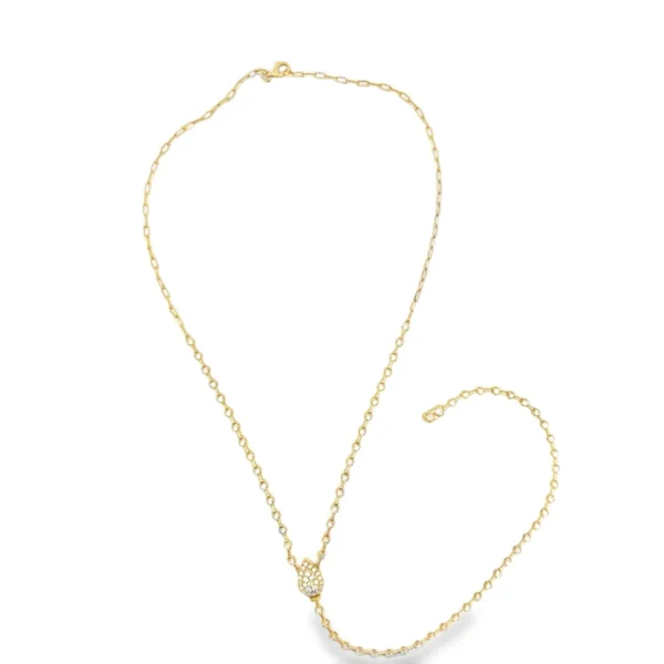 Diamond Teardrop Pendant Necklace
