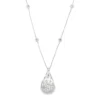 Teardrop Diamond Pendant Necklace