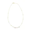 Bezel Diamond Station Necklace
