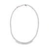 Round Tennis Diamond Necklace