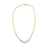 Diamond Heart Station Necklace