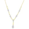 Diamond Link Y Necklace